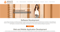 Desktop Screenshot of acuitysoft.com