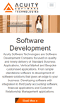 Mobile Screenshot of acuitysoft.com