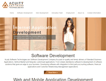 Tablet Screenshot of acuitysoft.com